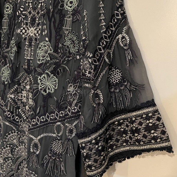 Blue/gray Pakistani Salwar khameez size XS. Authentic from Jazmin brand - Picture 3 of 7